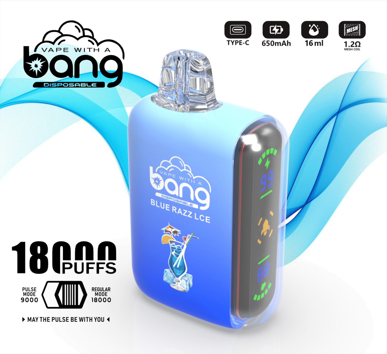 Bang Rocket 18000 Puff German-Engineered Premium Disposable Vape ...